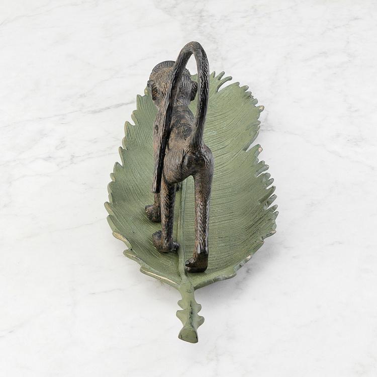 Подставка для мелочей и украшений Обезьянка на листке Monkey Walking On Leaf Tray