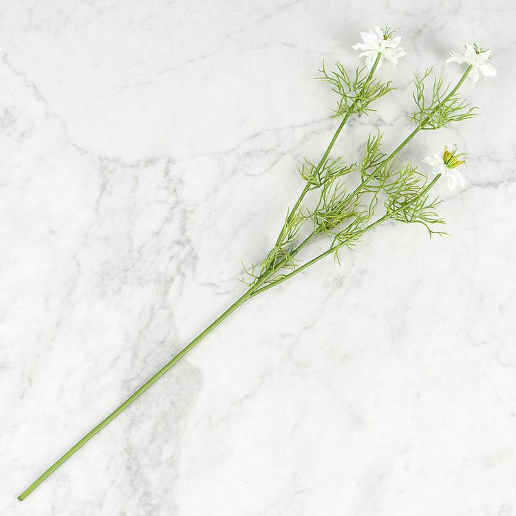 Искусственный цветок Nigella Alba 59 cm - ракурс 3