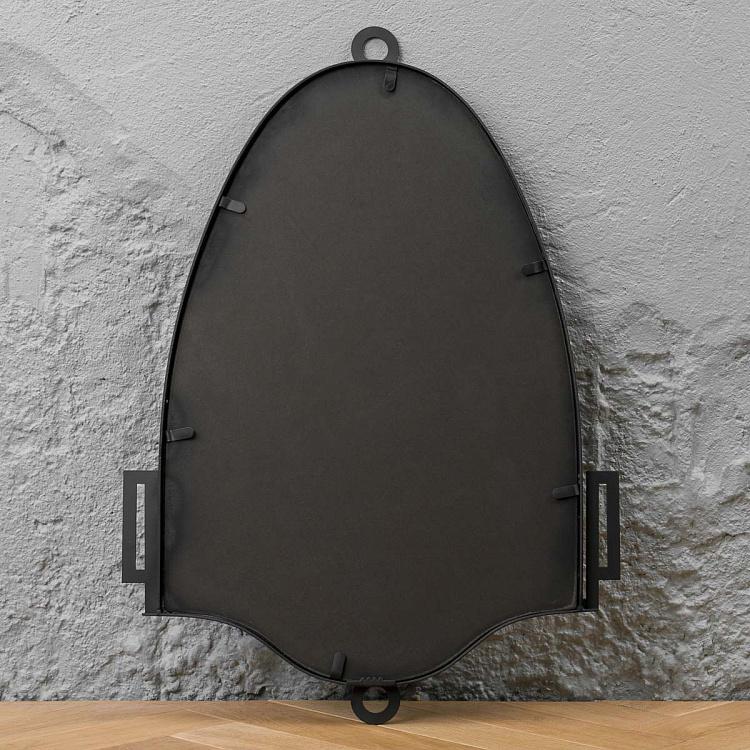 Зеркало в чёрной металлической раме Инсигния Insignia Metal Mirror Black