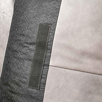 Трёхместный диван Patrick 3 Seater, Oak Sandwashed натуральная кожа Pale Grey - ракурс 13