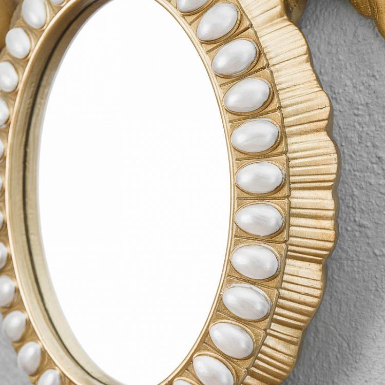 Настенное зеркало Черепаха Turtle Wall Mirror Gold