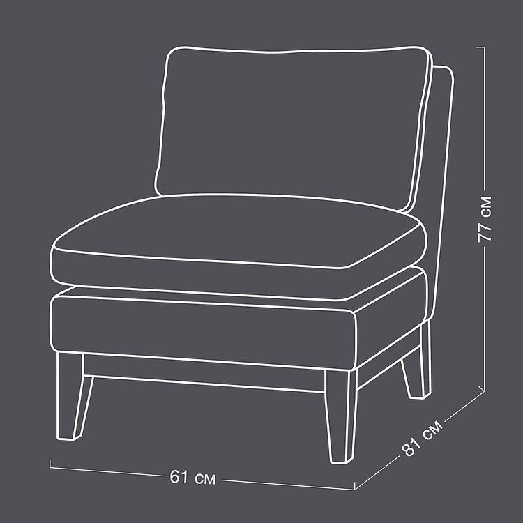 Кресло F300 Comoc 1 Seater With New Stitch натуральная кожа Cheyenne - ракурс 14