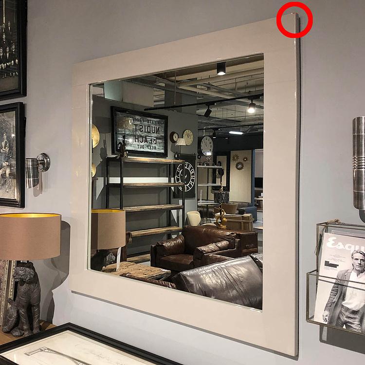 Квадратное зеркало, M дисконт1 35 Mirror Square Medium discount1