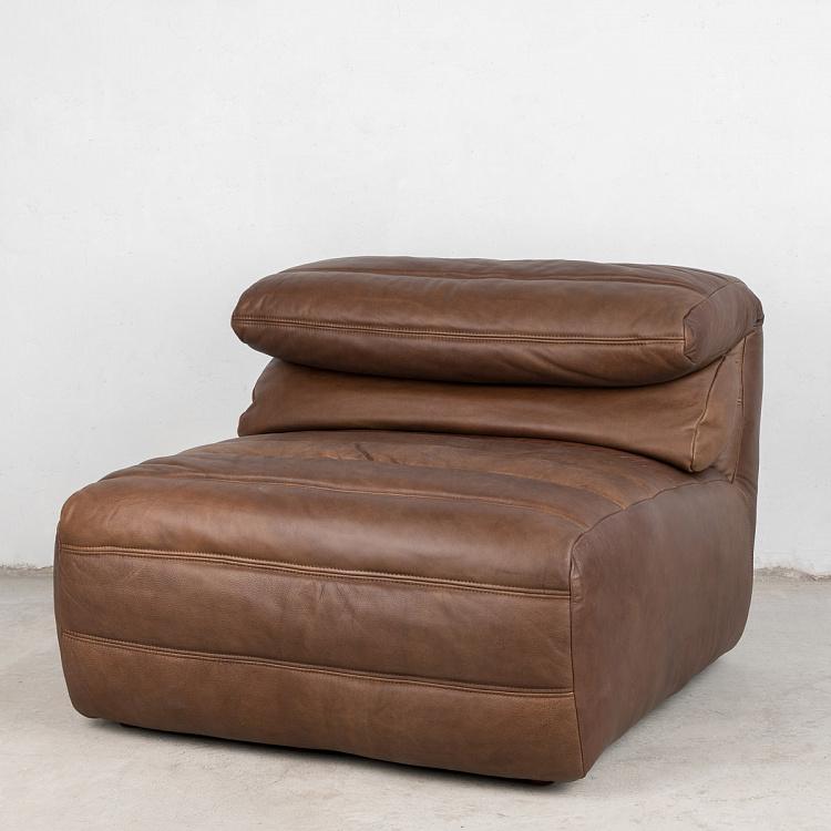 Кресло Лейбэк, тёмные ножки Layback 1 Seater, Antique Wood