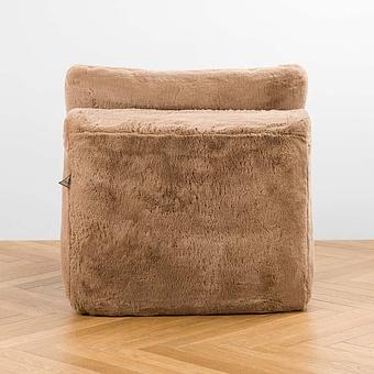 Кресло Lomfy Chair искусственный мех Big Bear Taupe - ракурс 4