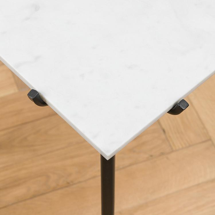 Прикроватный столик с мраморной столешницей Серти Serti Marble Side Table