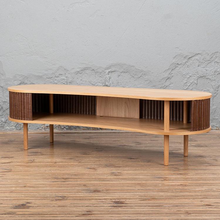 Комод-тумба под телевизор Одейшес, светлый дуб Audacious TV Bench, Oak