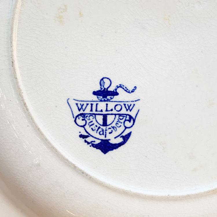 Винтажная тарелка Ива, M Vintage Plate Willow Medium