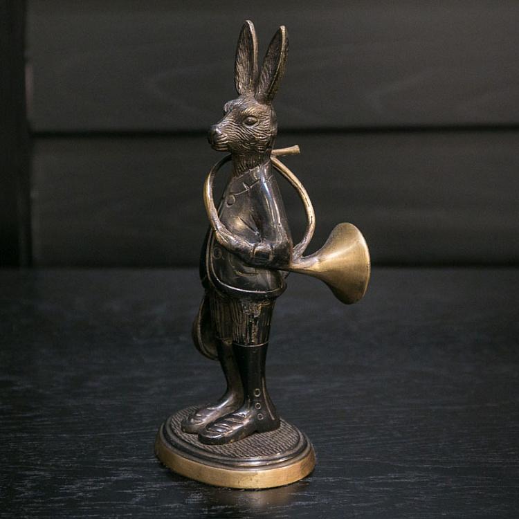 Статуэтка Кролик с горном Rabbit With Cor