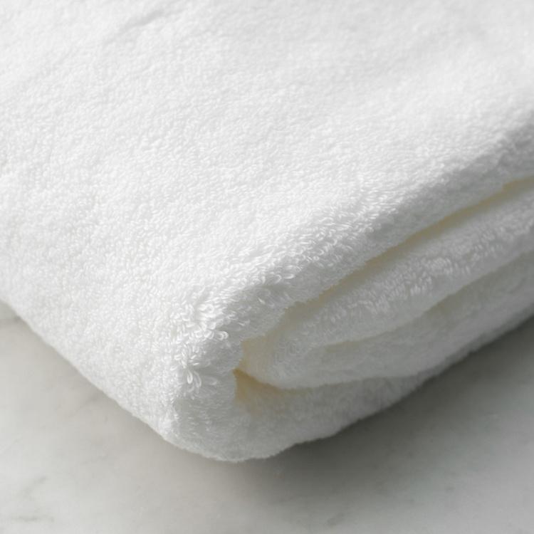 Белое махровое банное полотенце Олимпия 76x142 см Olympia Bath Towel White 76x142 cm