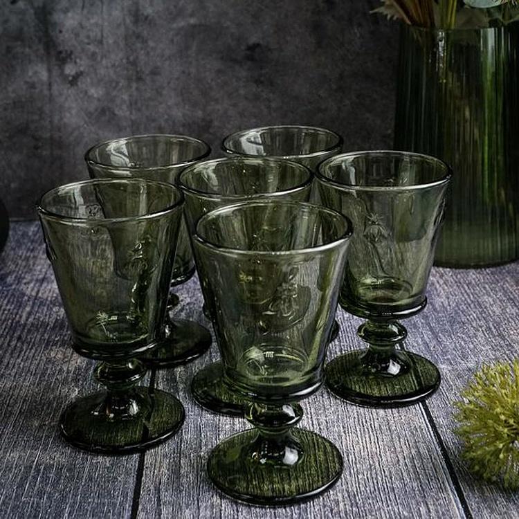 Оливково-зелёный бокал для вина Пчёлы Abeille Vert Olive Wine Glass