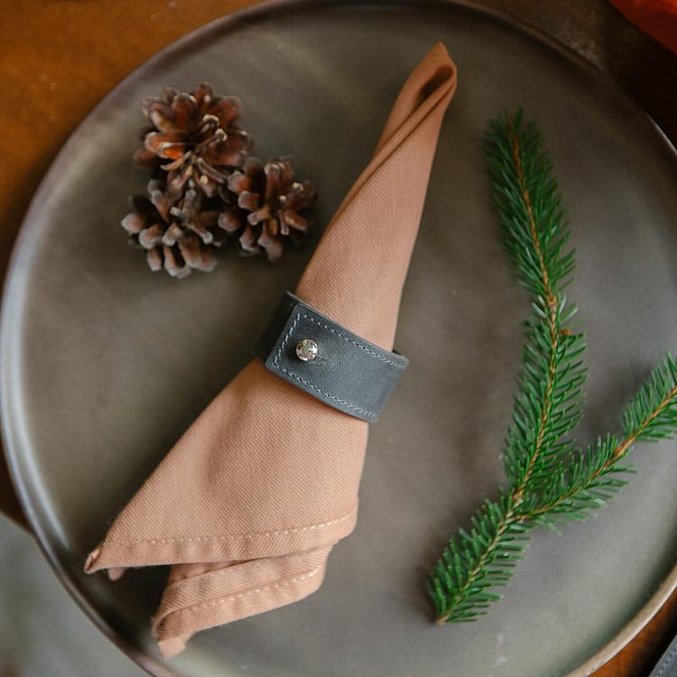 Набор из двух колец для салфеток Смоки Set Of 2 Napkin Rings Smoky