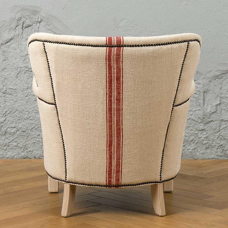 Кресло Тёрнер в обивке из винтажных хлопковых мешков Turner Armchair