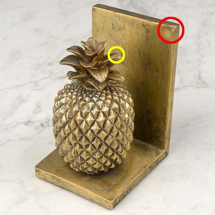 Держатель для книги Single Bookend Golden Pineapple discount - ракурс 2