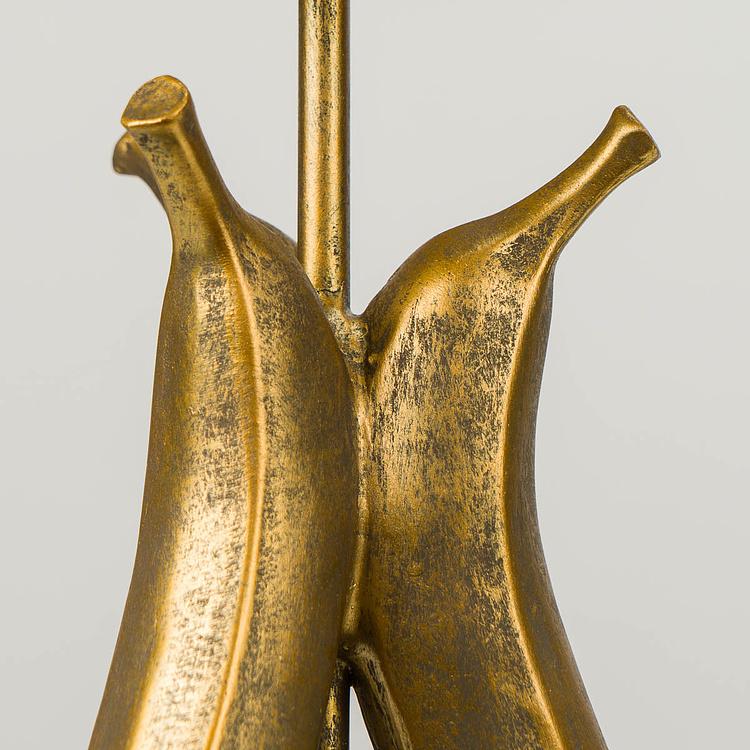 Настольная лампа с абажуром Бананы Banana Table Lamp Antique Gold With Shade