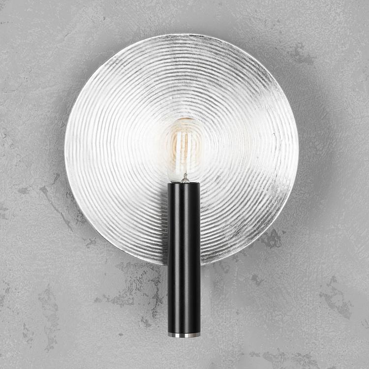 Бра Орбис, серебряная поталь, S Wall Lamp Mind And Object Orbis Small, Potal Silver