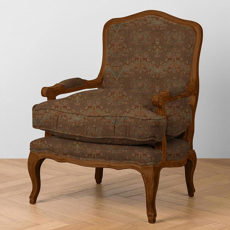 Кресло Мари, янтарный дуб Marie Armchair, Oak Dark Amber