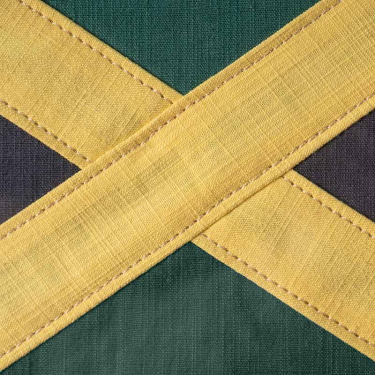 Флаг Ямайки за стеклом в раме, мини Shadow Box Flag Jamaica Mini