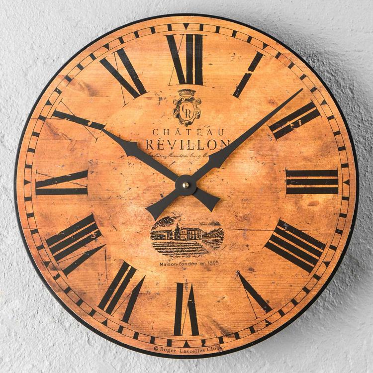 Настенные часы Французское вино Шато French Wine Chateau Wall Clock