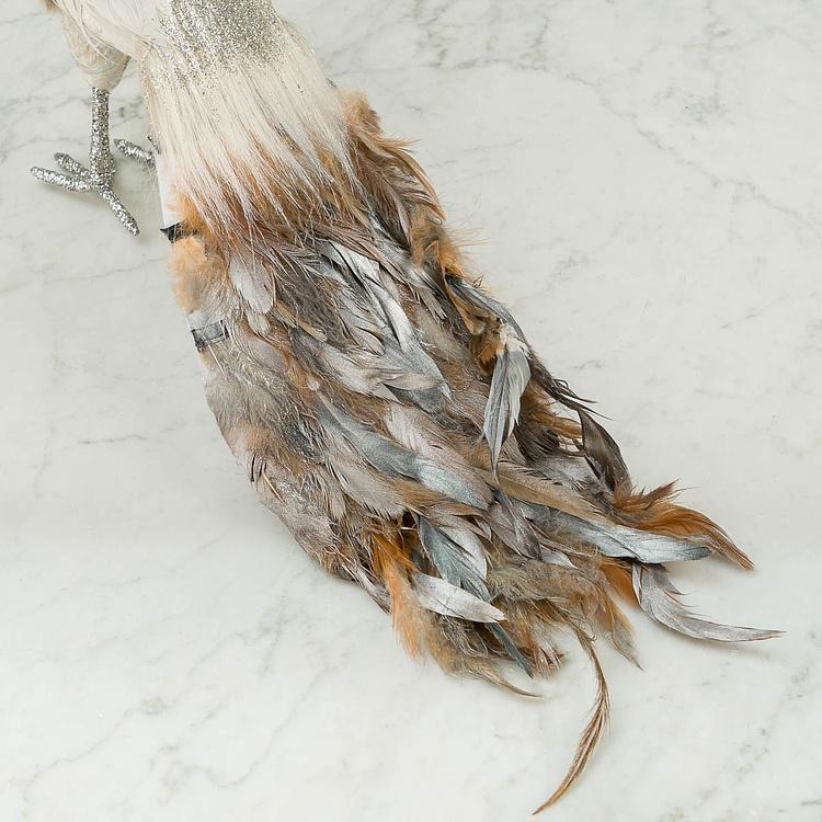 Статуэтка Peacock With Golden Crown Large - ракурс 8