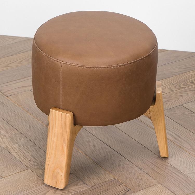 Табурет Rhythm Stool A натуральная кожа Moka Dark Brown - ракурс 4