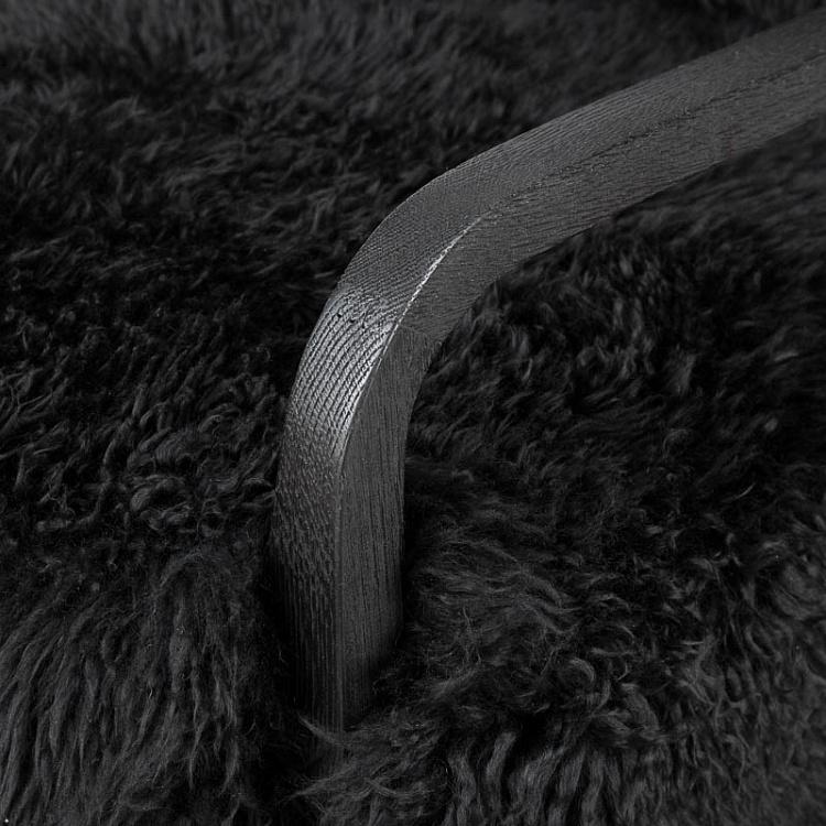 Кресло Коттедж, чёрные ножки Cabana Chair, Black Clay