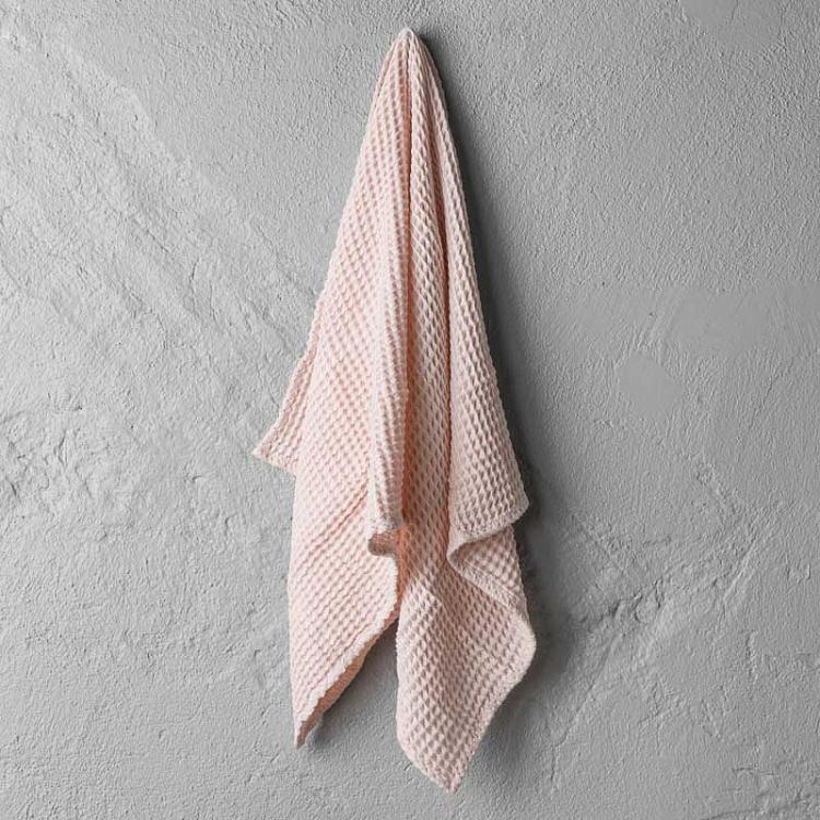 Шёлковое полотенце для лица (32х50), персиковый