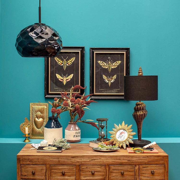 Подвесной светильник Фасеты Facets Hanging Lamp Black