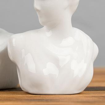 Набор для специй Set Of 2 Salt And Pepper Porcelain Statues