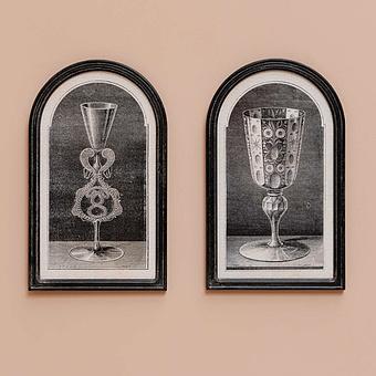 Set Of 2 Frames Chic Drinks