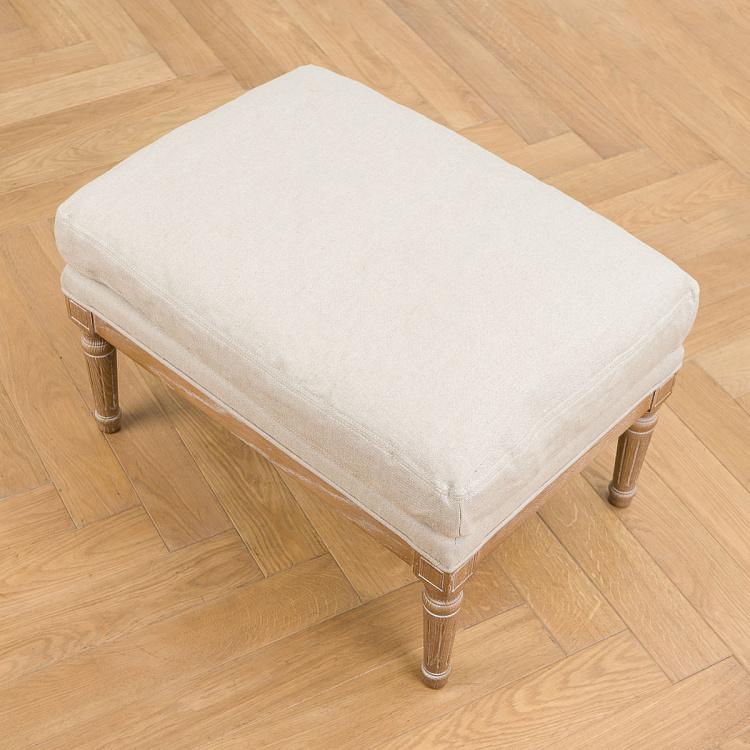 Банкетка Джон, песочные ножки John Footstool, Oak Sandwashed