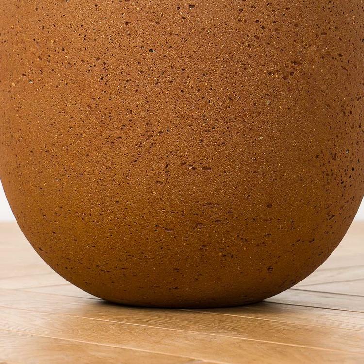 Кирпичное кашпо-чаша Эрго Кортен Ergo Concrete Bowl Corten