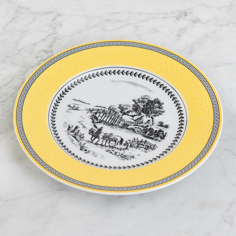 Обеденная тарелка Пейзанские мотивы Village Dining Plate