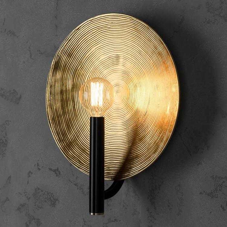 Бра Орбис, золотая поталь, M Wall Lamp Mind And Object Orbis Medium, Gold