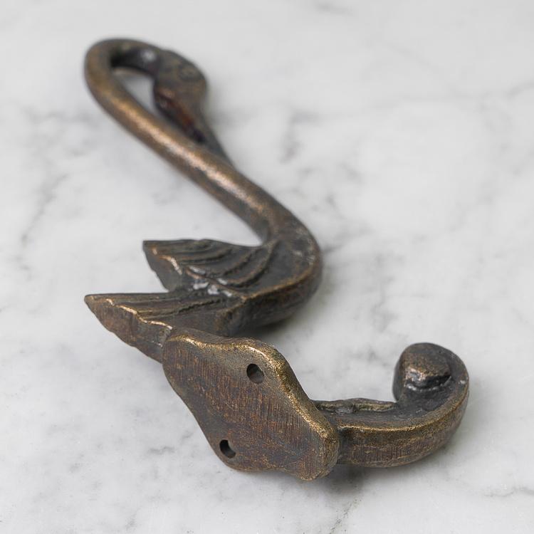 Двухрожковый чугунный крючок Журавль Crane Wrought Cast Iron Hook