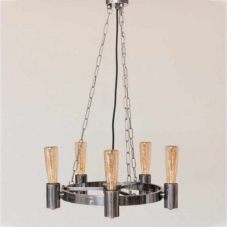 Подвесной светильник Кависте с лампами в виде бутылок Caviste Hanging Lamp With 5 Bottle Bulbs