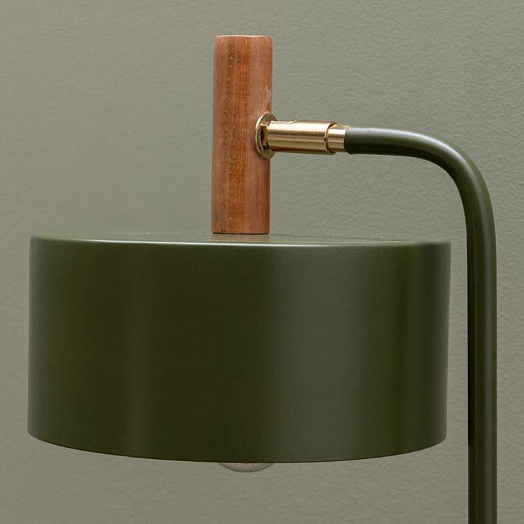 Оливковая настольная рабочая лампа Green Olive Table Lamp