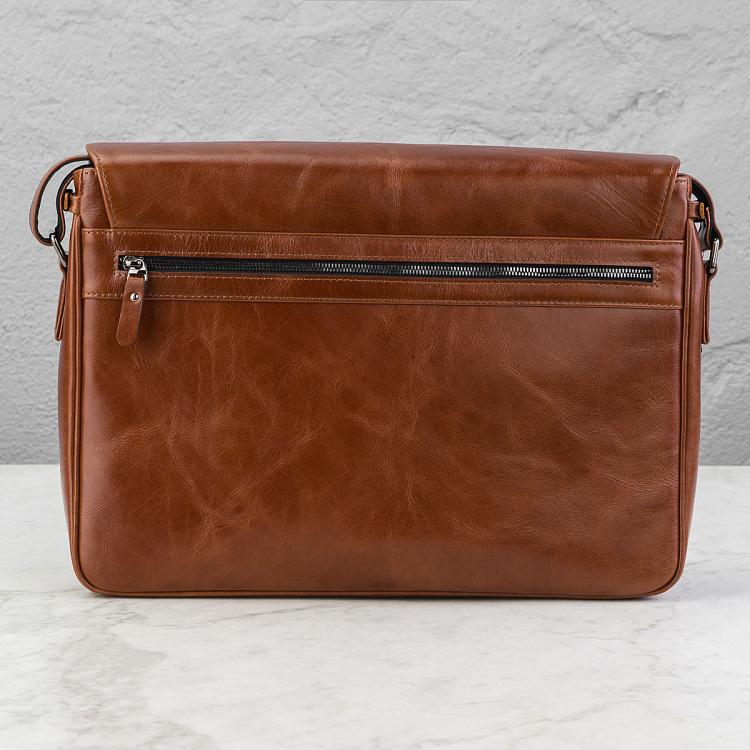 Кожаная мужская сумка Сечел Satchel Messenger Bag