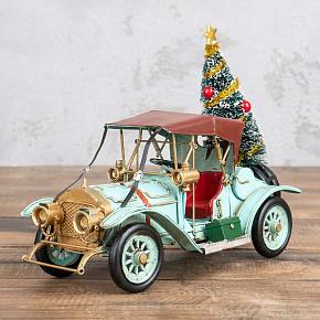 Christmas Car Mint 29 cm