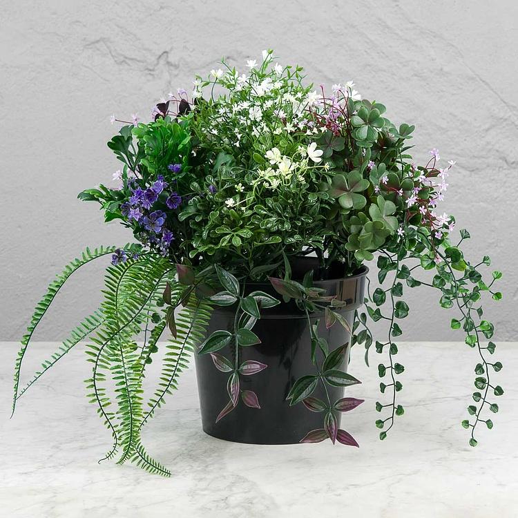 Искусственное растение Flowering Forbs Bush 50 cm