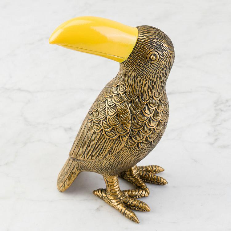 Статуэтка Тукан с жёлтым клювом Golden Toucan With Yellow Beak Figurine