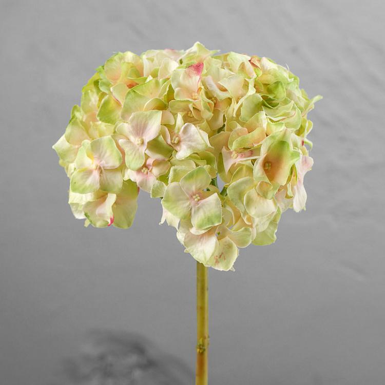 Искусственная гортензия нежно-розовая с лаймовым Hydrangea Pale Pink With Pale Lime 47 cm