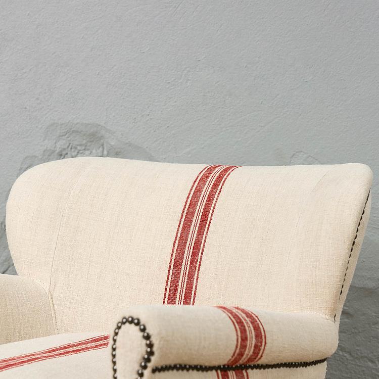 Кресло Тёрнер в обивке из винтажных хлопковых мешков Turner Armchair