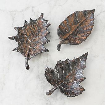 Набор из 3-х подставок для мелочей Set Of 3 Leaves Trinket Trays