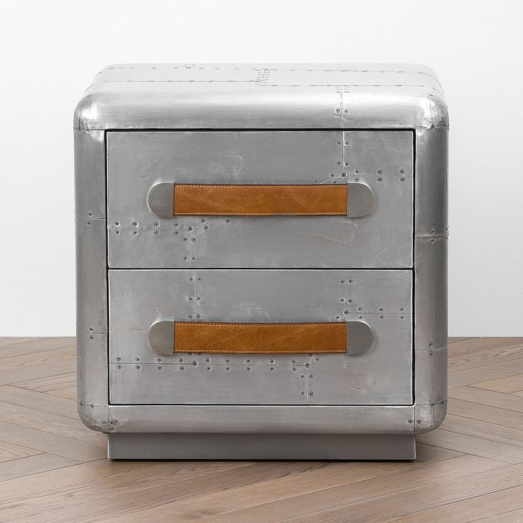 Тумба-сундук Legacy Side Table A натуральная кожа Gucci Brown - ракурс 2