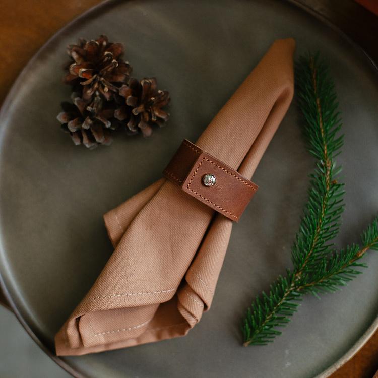 Набор из двух колец для салфеток Карамель Set Of 2 Napkin Rings Caramel