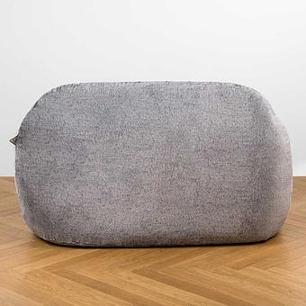 Двухместный диван Snug 2 Seater искусственный мех Grizzly Grey - ракурс 4