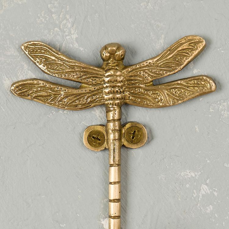 Крючок Стрекоза винтажная медь Dragonfly Antique Hook