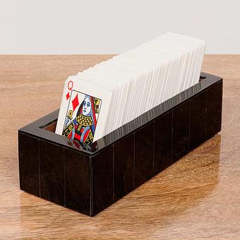 Deck Of Cards In Black Box