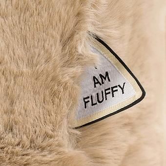 Пуфик Alaska Square Pouf Small искусственный мех Big Bear Pewter - ракурс 5